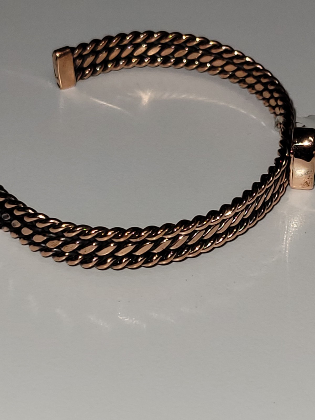 Sonoran Gold Turquoise Copper Cuff Bracelet New Free Shipping