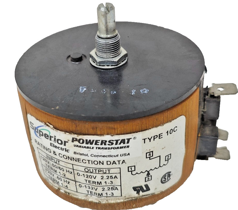 *New no Box* Superior Electric 10C Powerstat Variable Transformer