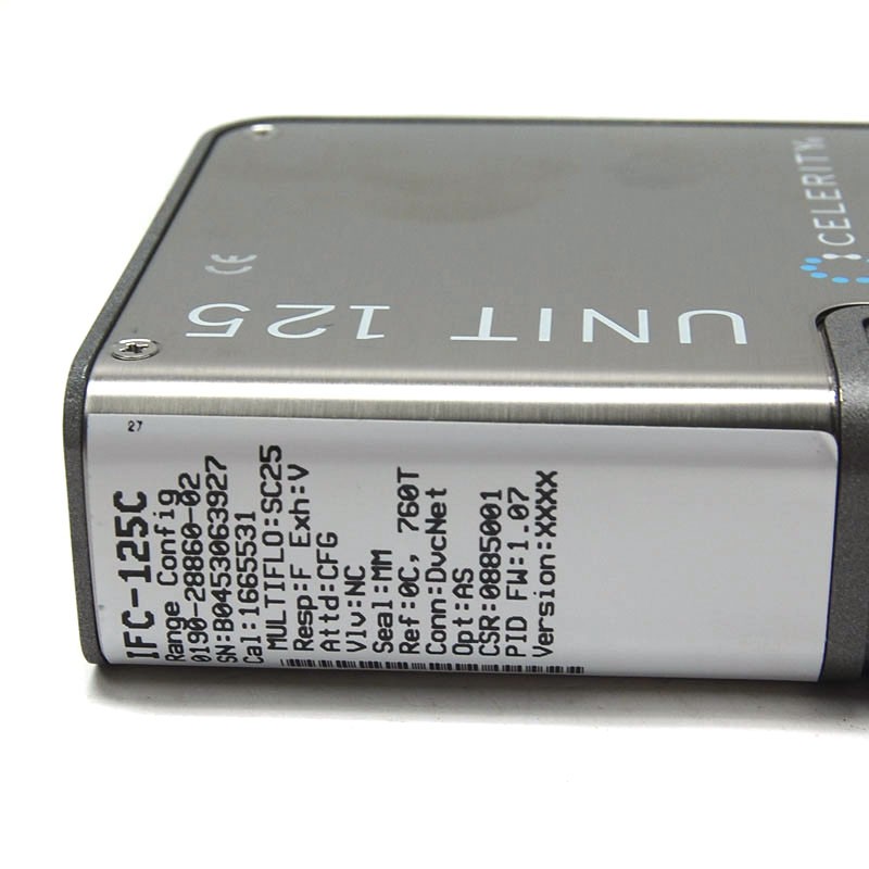 Celerity Unit IFC-125C Mass Flow Controller MFC (O2/2SLM) D-Net Digital C-Seal