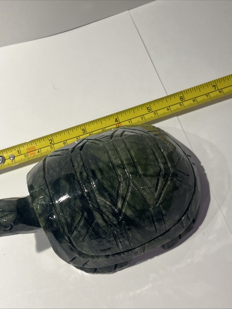 Two Pound Nephrite Jade Turtle Figure