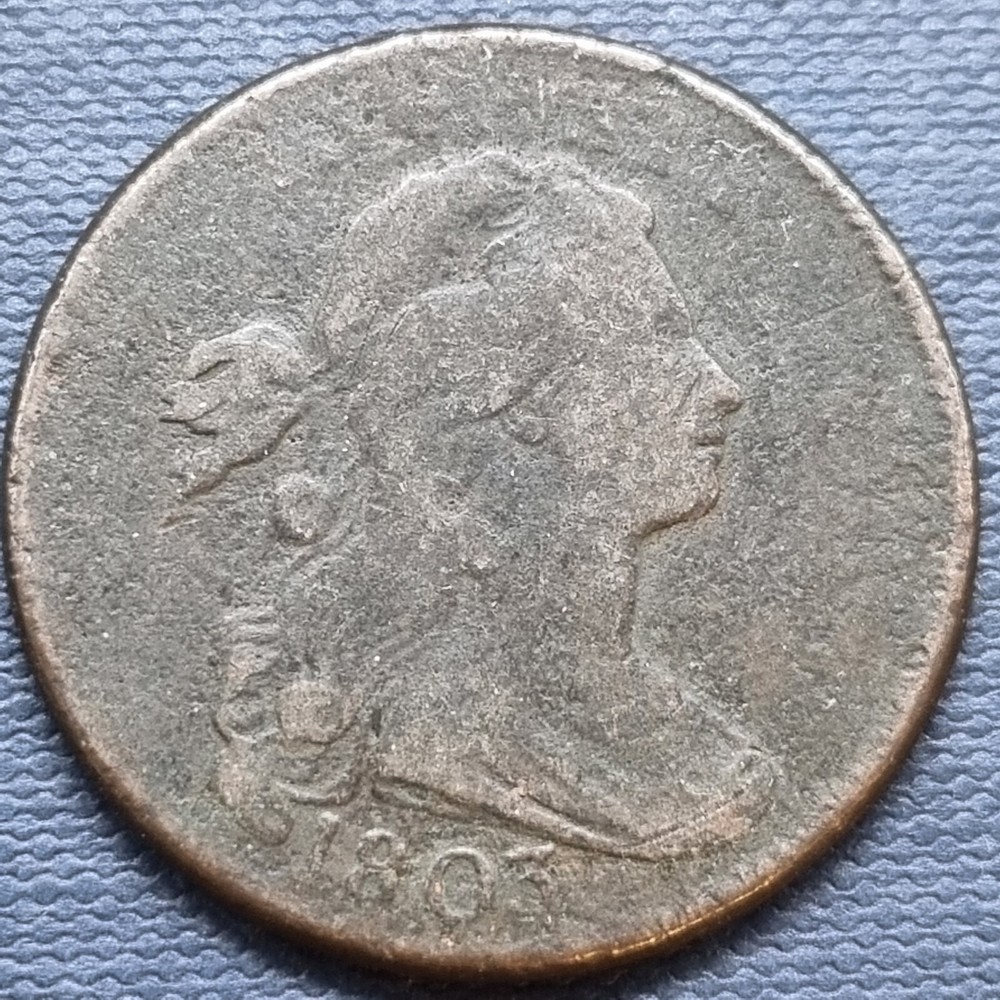 1803 Draped Bust Large Cent 1c Better Grade #89162