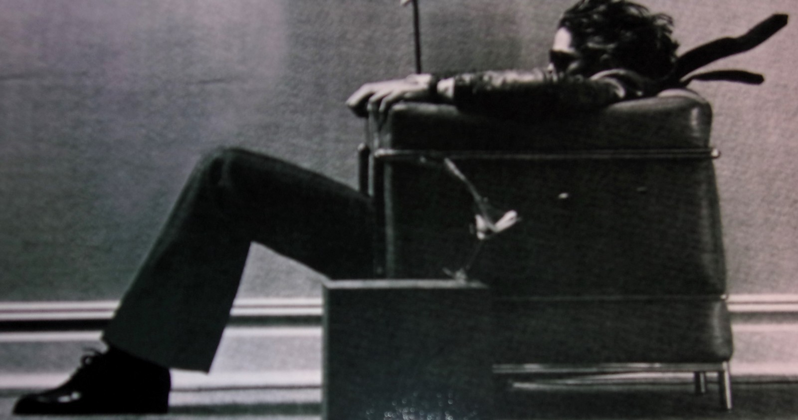 Maxell Tape "Blown Away" Poster 1982 19"x13" Cassette 80's Pic JBL L100 Speakers