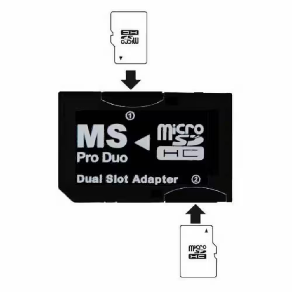 3-In-1 Microsd MS SD PRO DUO Memory Card Adapter Kit/Microsd to Mini/Microsd to