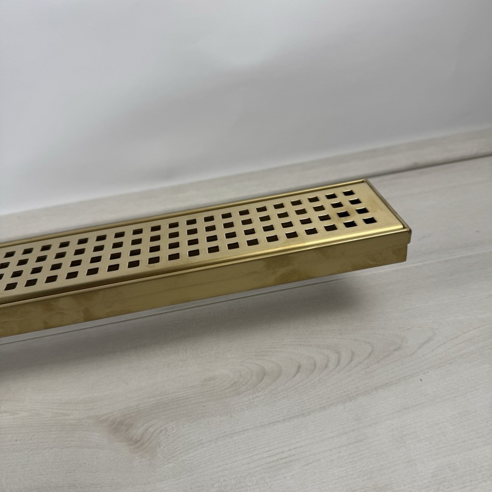 36 Inch Linear Shower Drain Rectangular Floor Drain with Accessories Square Hole