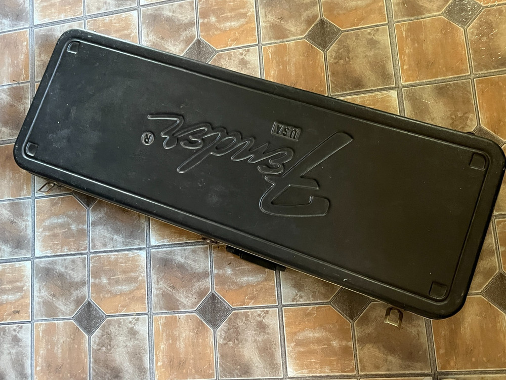 1980s Fender Bullet guitar case molded plastic hard