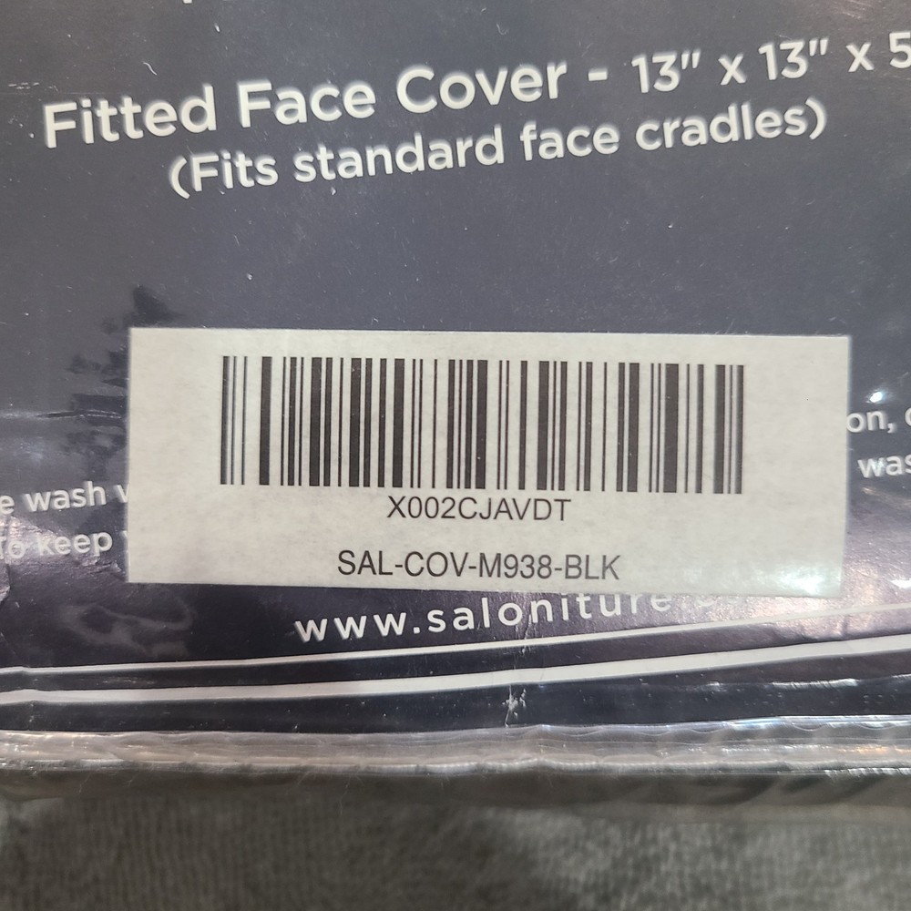 Massage Table Sheet Set 3 Pieces, Black Microfiber Fitted & Flat Sheet, Face Cov