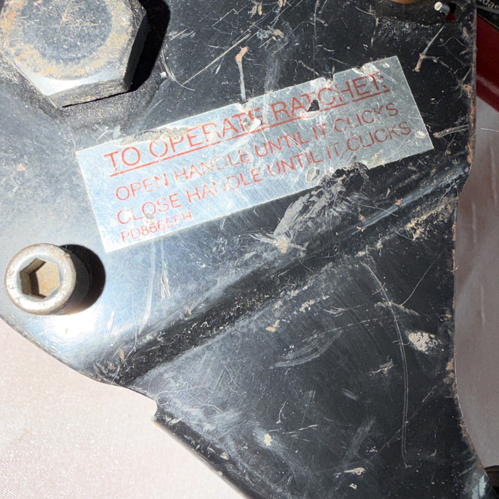 Great Working Used H.K. Porter 29-inch Hard Cable Ratchet Cutter PD8665FH