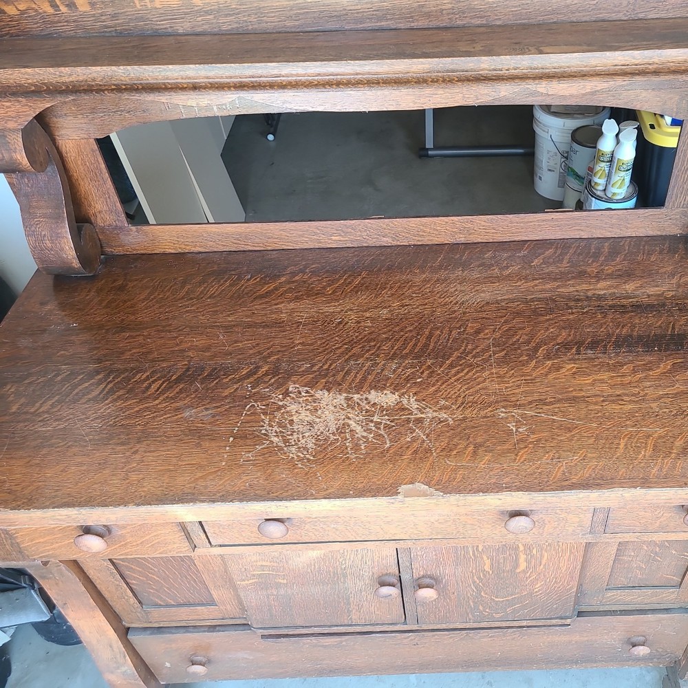 Antique Oak Buffet