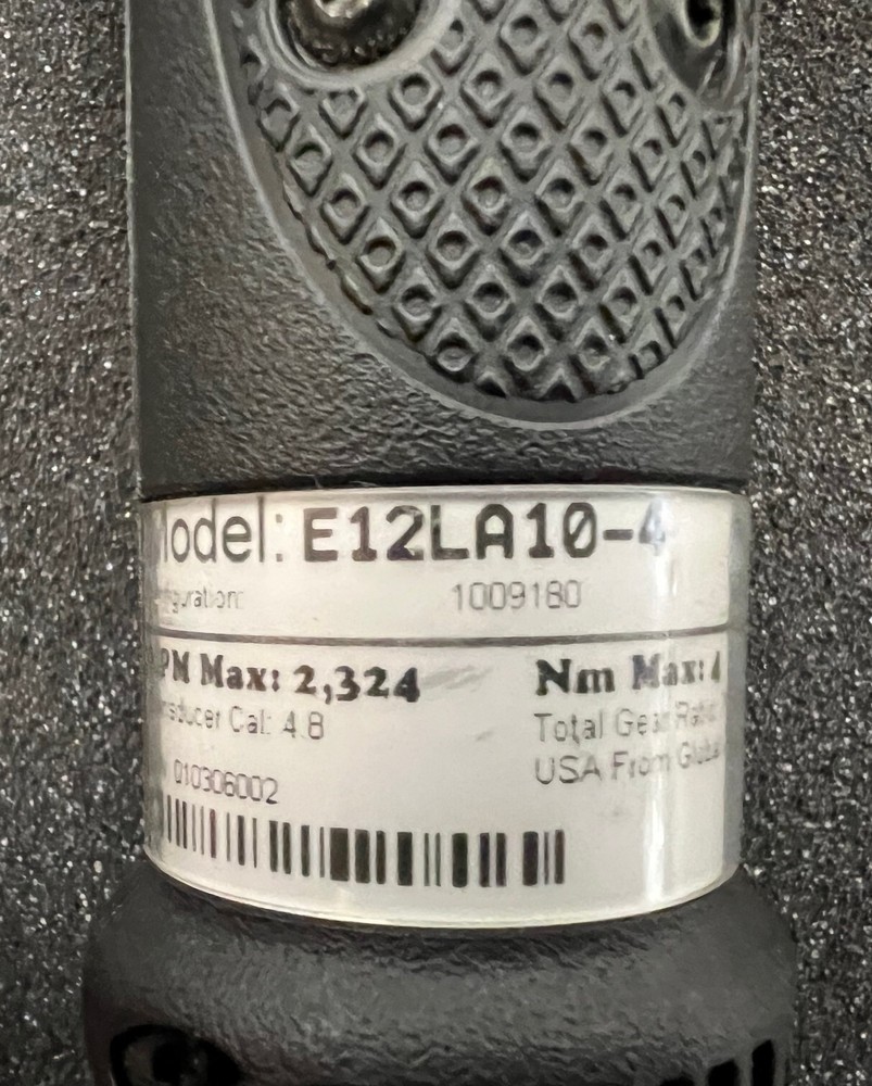 Stanley Electric E12LA10-4 E/EA Series Right Angle Head Screwdriver/Nutrunner