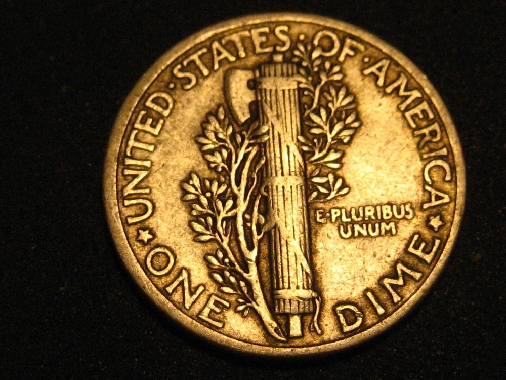 1940-P 90% Silver Mercury Head Dime