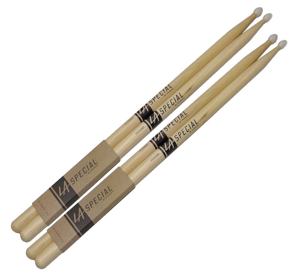 2 PACK Promark LA Special 5B Nylon Tip Drumstick, LA5BN-2