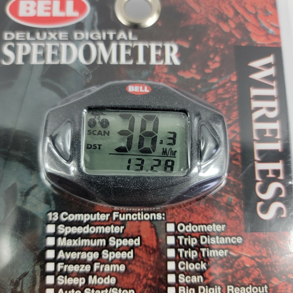Bell Sports Deluxe Digital Bike Speedometer Wireless 13 Function Cycle Computer