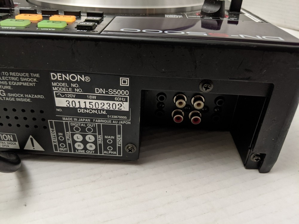 DENON DN-S5000 Digital Turntable CDJ Table Top DJ CD MP3 Active Platter #2