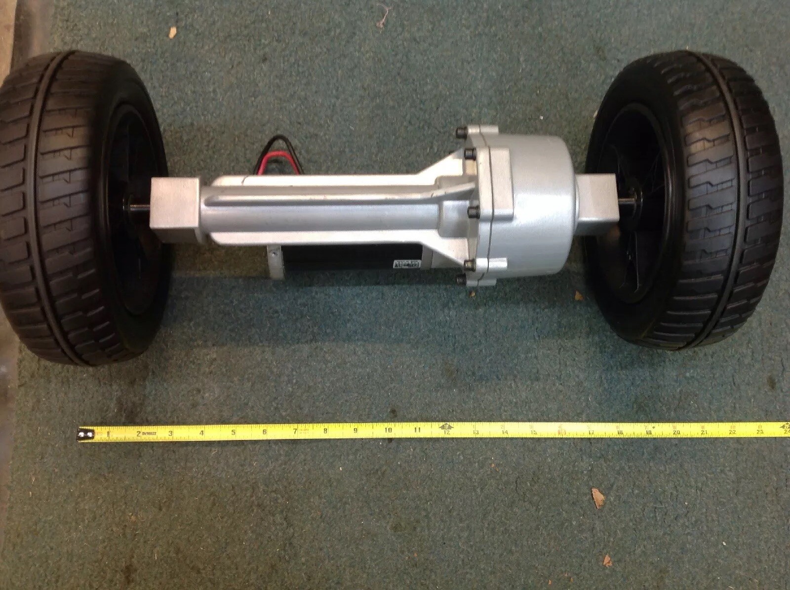 electric dc axle 12v 24v gocart powerwheels robotics transaxle scooter wagon