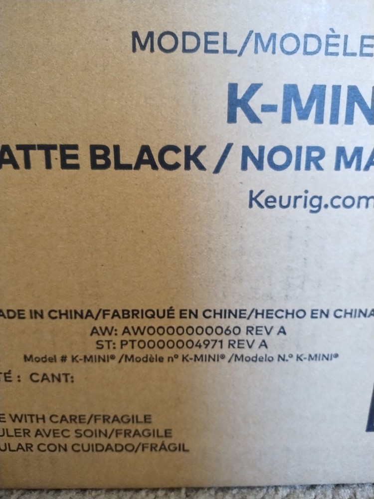 Keurig K-Mini Single Serve Coffee Maker - Black - Brand New, unopened box
