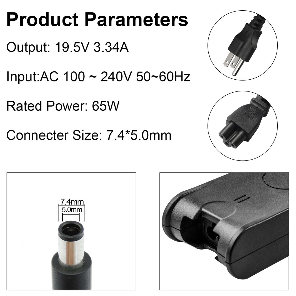AC Adapter Charger For Dell Latitude E5250 E5430 E5440 E5450 E5530 E5540 E5550