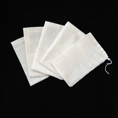 500/1000/5000 Natural Cotton Muslin Drawstring Bags Bath Soap 3x4 4x6 6x8 8x12