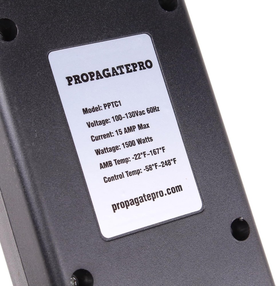 15 Amp Plug in Digital Temperature Controller Outlet by Propagate Pro | White