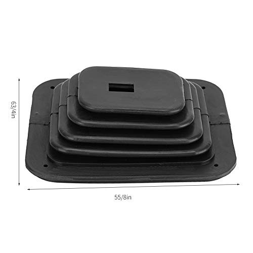 Shift Lever Rubber Shift Boot Gear Shift Cover Car Shifter Boot Black