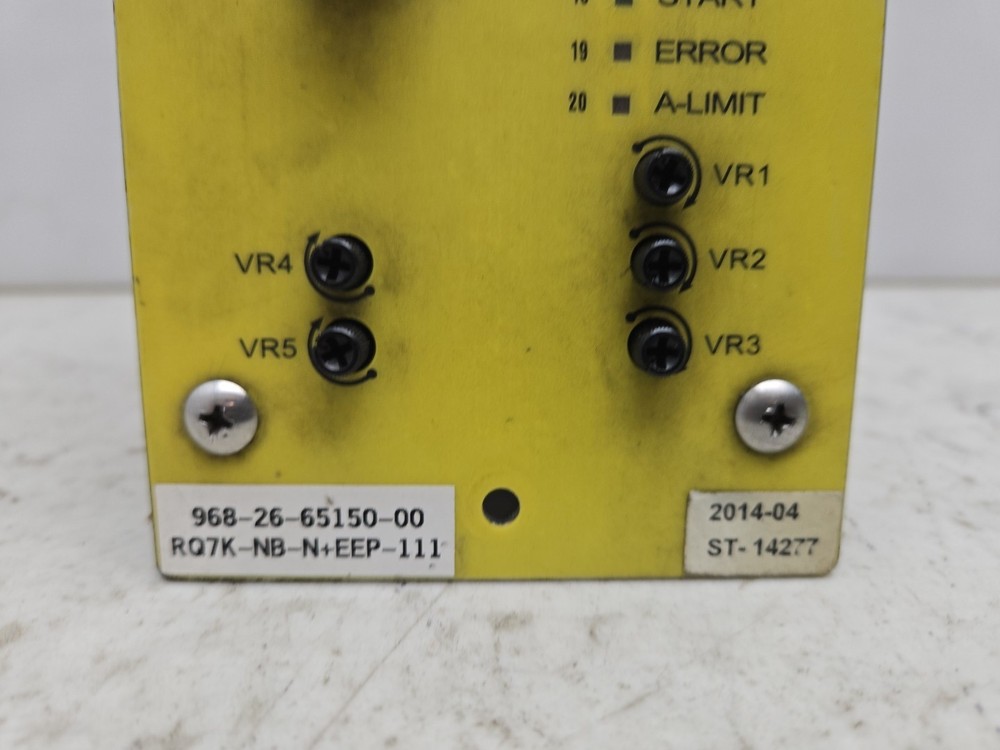 Strapping Machine Module Controller 968-26-65150-00 RQ7K-NB-N+EEP-111 Used