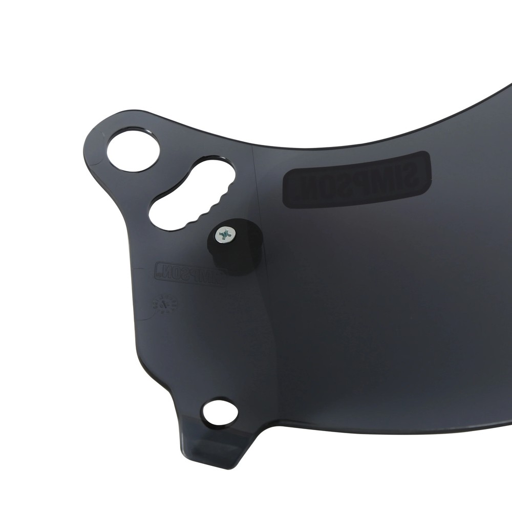 Simpson Racing VPY01 Replacement Helmet Shield - Dark Smoke - Youth Viper