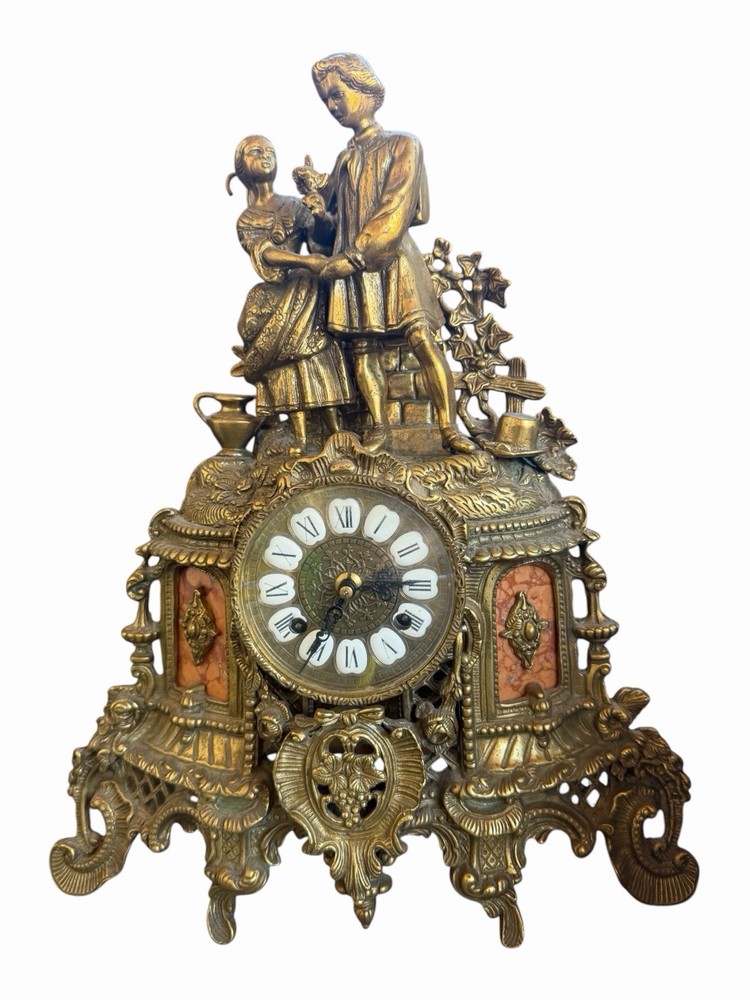 Franz Hermle Brass Clock