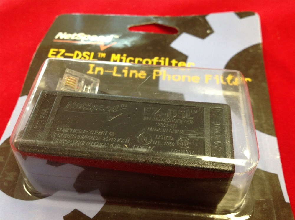 Netspeed EZ-DSL Microfilter In-Line Phone Filter