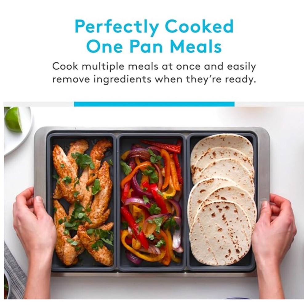 Cheat Sheets By Prepd For Meal Prep Baking Original Silicone Dividers 10pc Set