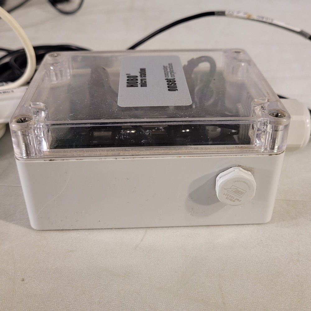 HOBO by Onset H21-002 Micro Station Data Logger W/ Temp Sensor A D PAR Sensor