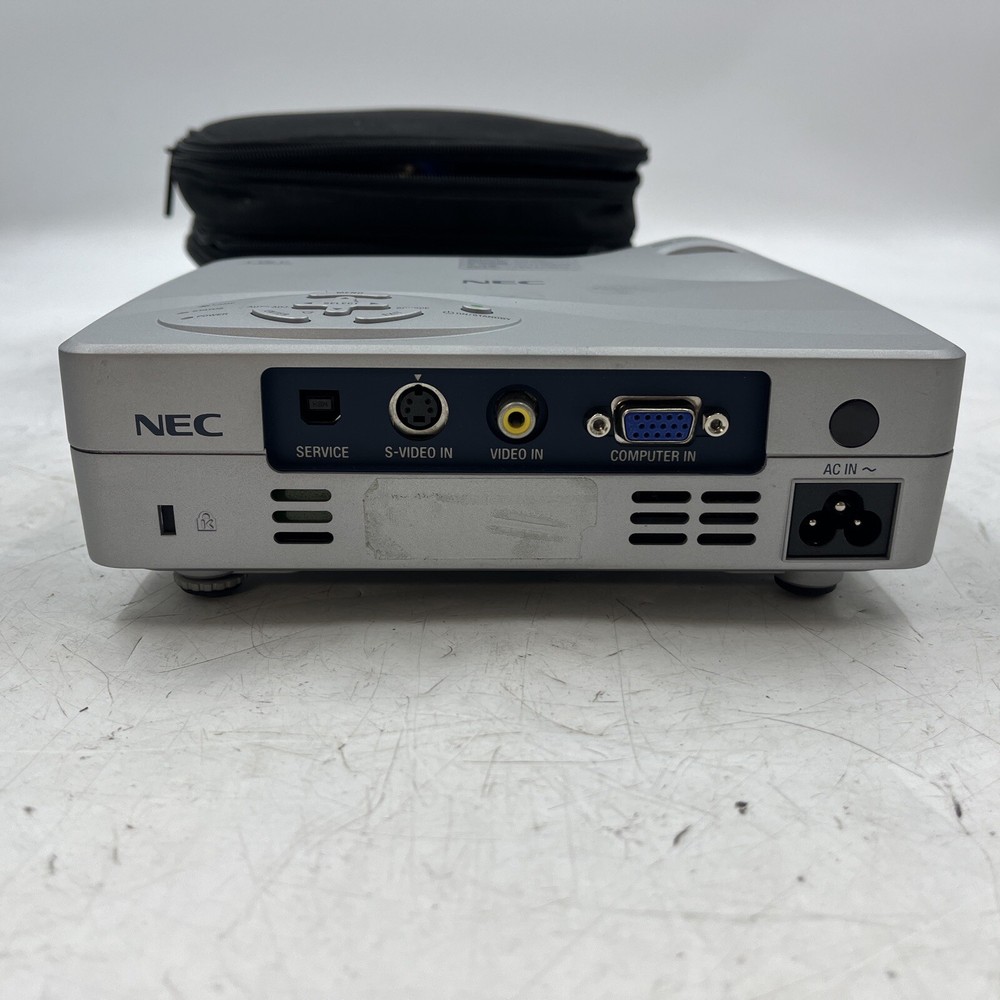 NEC LT220 DLP Projector W/Cables. READ.