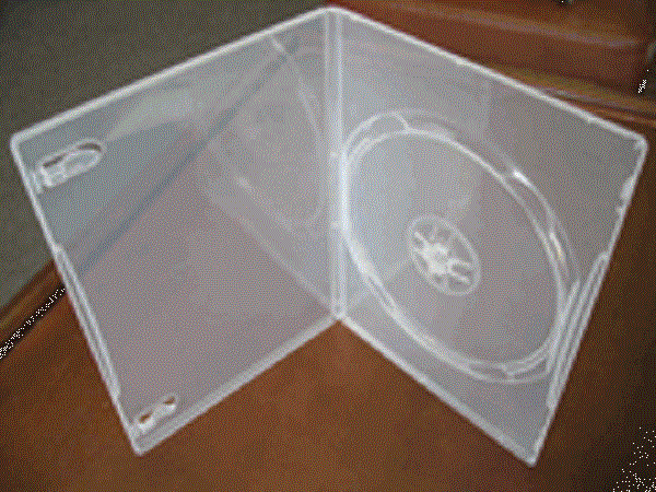 100 SLIM 7MM SUPER CLEAR SINGLE DVD BOX CASE PSD17
