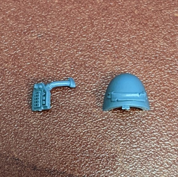 Scout Sergeant Shoulder Pad & Comms Bits - Warhammer 40k Kill Team Salvation