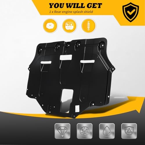 Rear Engine Splash Shield Compatible with Optima 2016-2020 Engine Splash