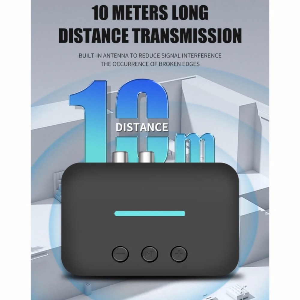 5.3 Bluetooth Receiver RCA 3.5mm AUX Wireless Audio Adapter with USB Playback