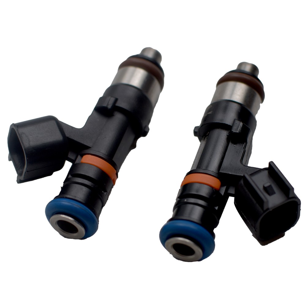 2PCS FUEL INJECTOR W/HARNESS SET FOR POLARIS RANGER 800 RZR 1204318 1204319