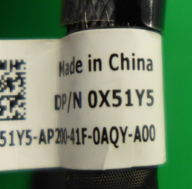 GENUINE Dell PowerEdge Server Light/Indicator Cable Assembly X51Y5