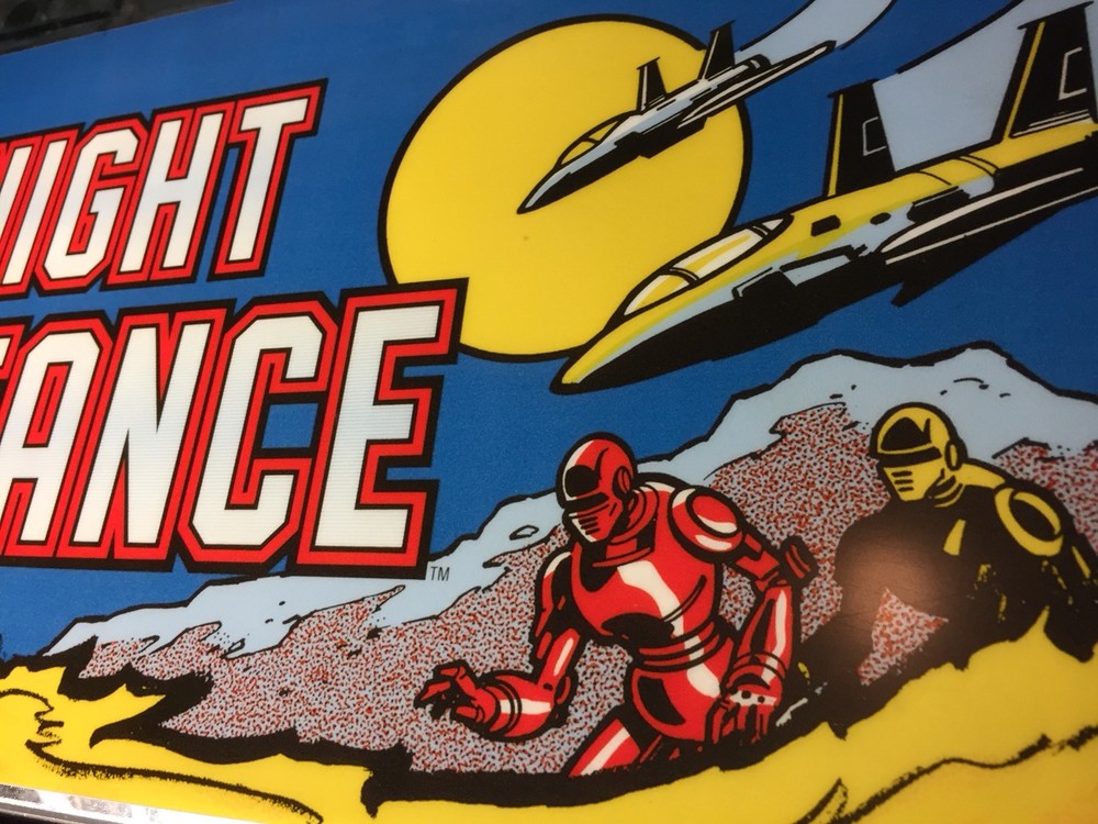 Midnight Resistance Arcade Marquee 26" x 8"