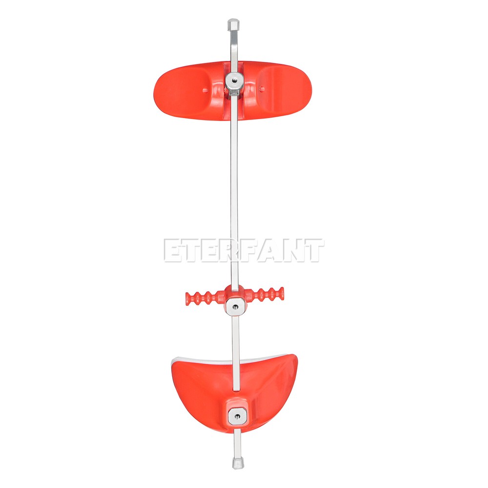 ETERFANT Adjustable Dental Ortho Forward Pull Face Headgear Single Bar Red/Blue