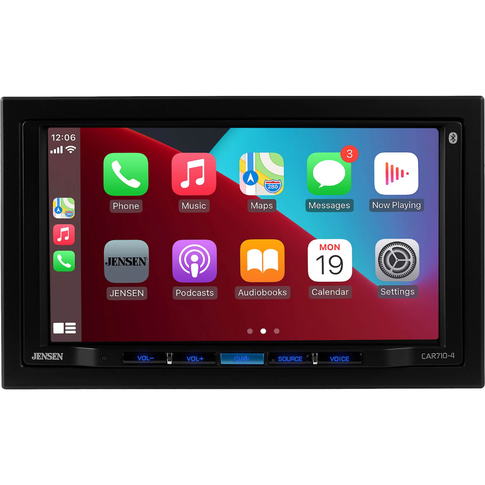 Jensen CAR710-4 7" Digital Multimedia Receiver with Apple CarPlay & Android Auto