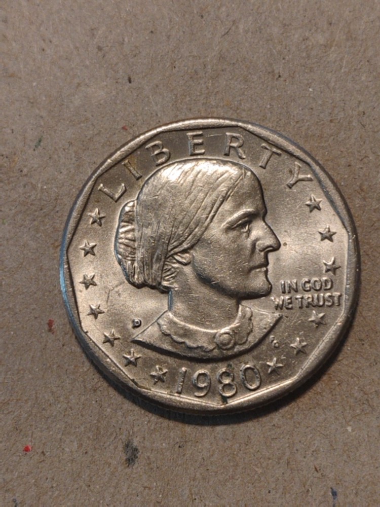 1980 D Susan B. Anthony Dollar Circulated