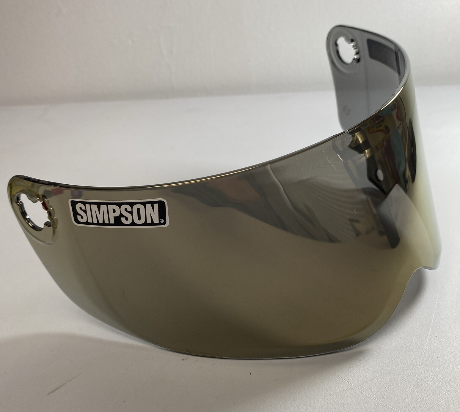 NEW - Simpson Motorcycle 89206MA Outlaw Bandit Helmet Replacement Shield - Gold
