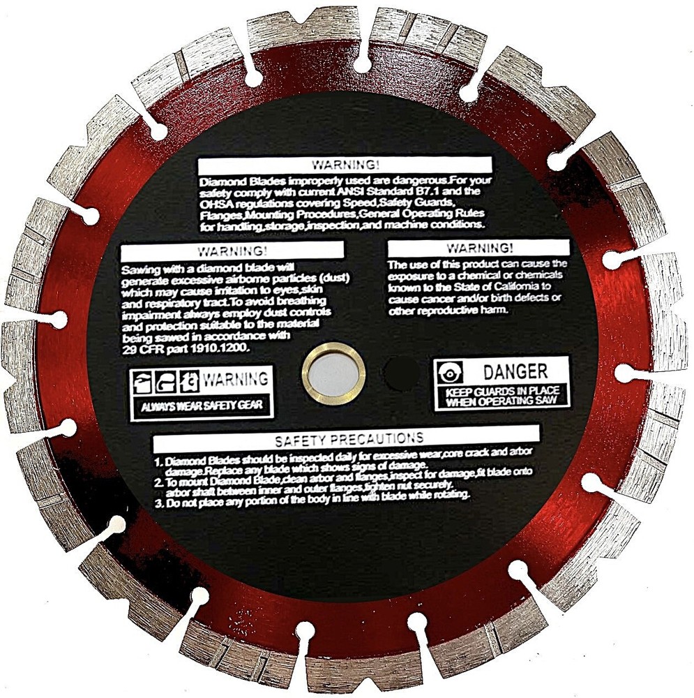 Dewalt Flexvolt 9" Diamond Blade Stone Masonry Concrete (Equivalent) 3pk