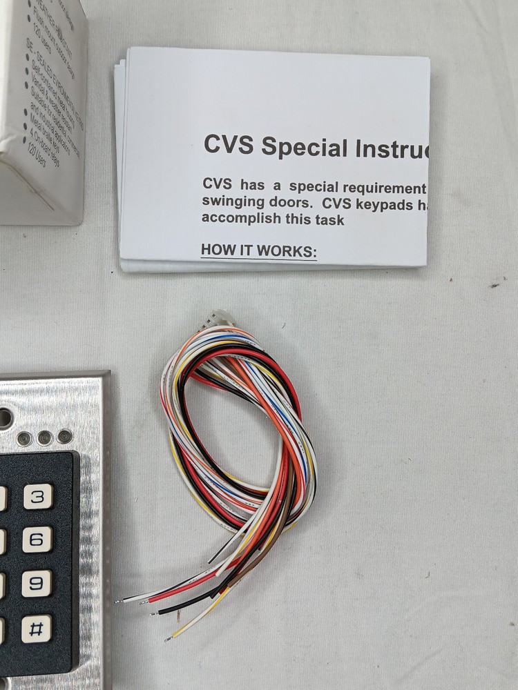 Linear Indoor Flush-Mount Keypad Access Device, DPS Contact 232CVS 232i