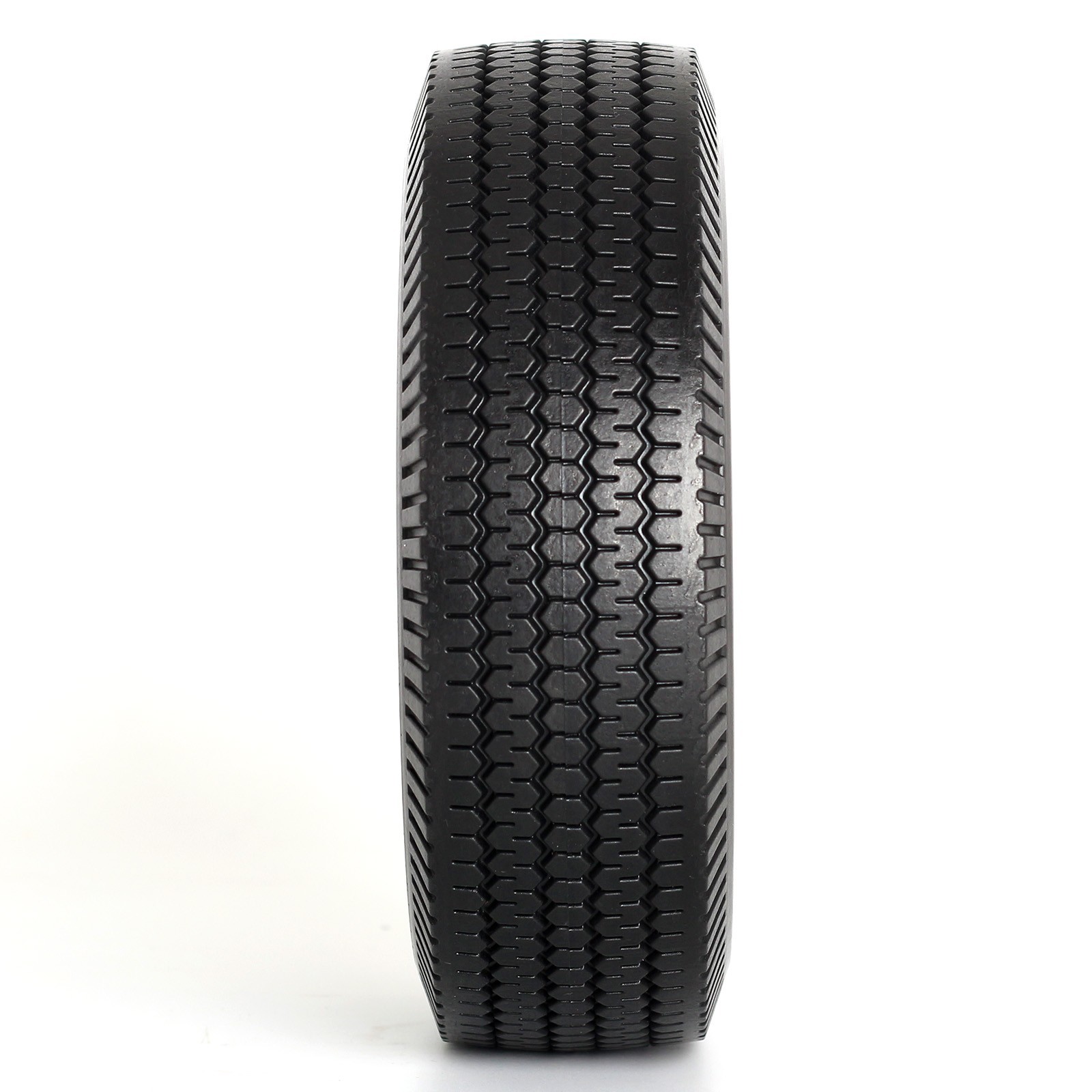 4.10/3.50-4 Flat Free Tire & Wheel for Hand Truck Garden Wagon Cart 2 Pack