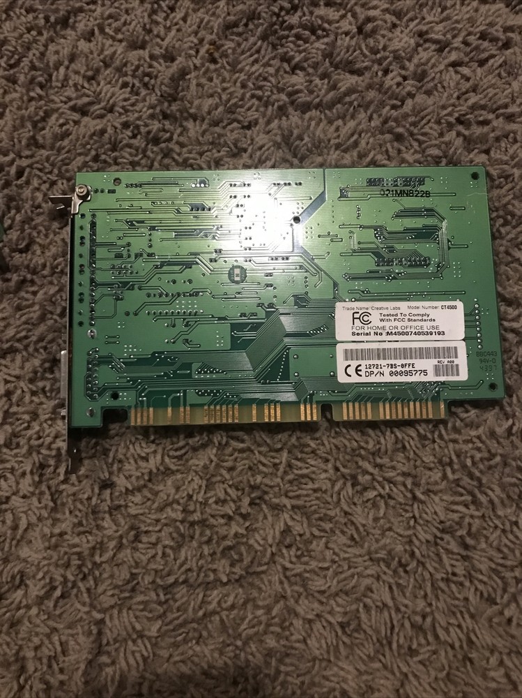 CREATIVE LABS CT4500 Audio Card, Untested