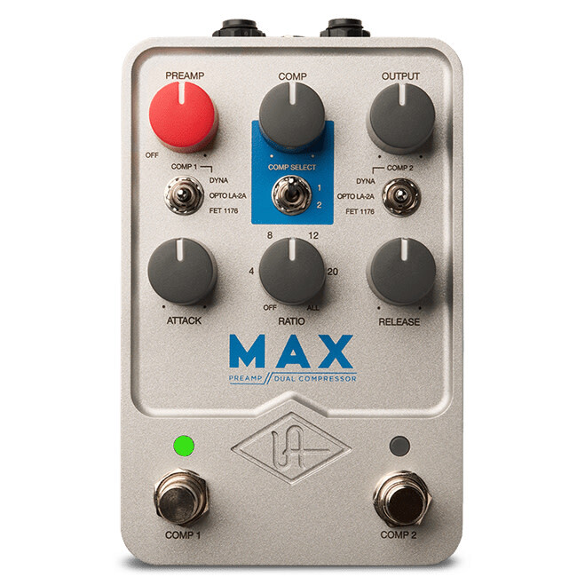 Universal Audio Max Preamp & Dual Compressor Pedal with Bluetooth