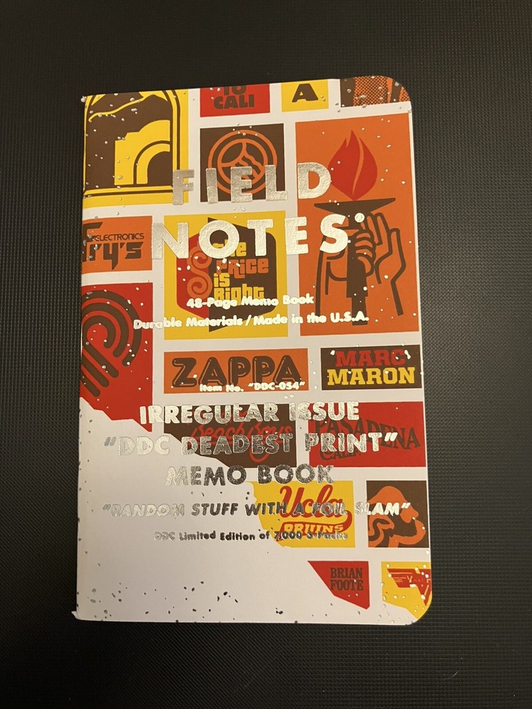 Field Notes Deadest California Notebook