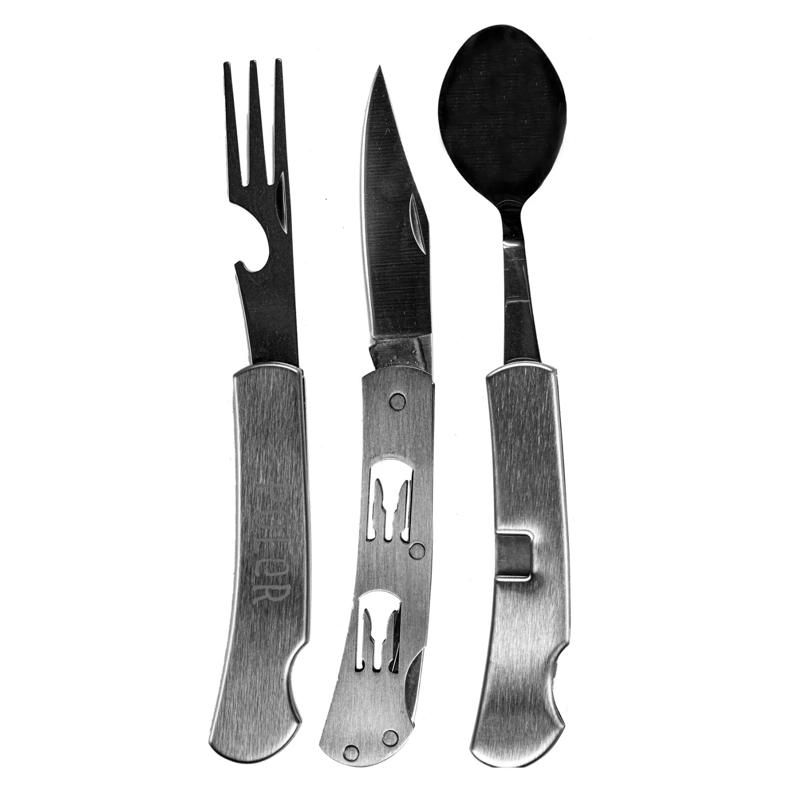 Poler Hobo Knife, Spoon, Fork Folding Utensils