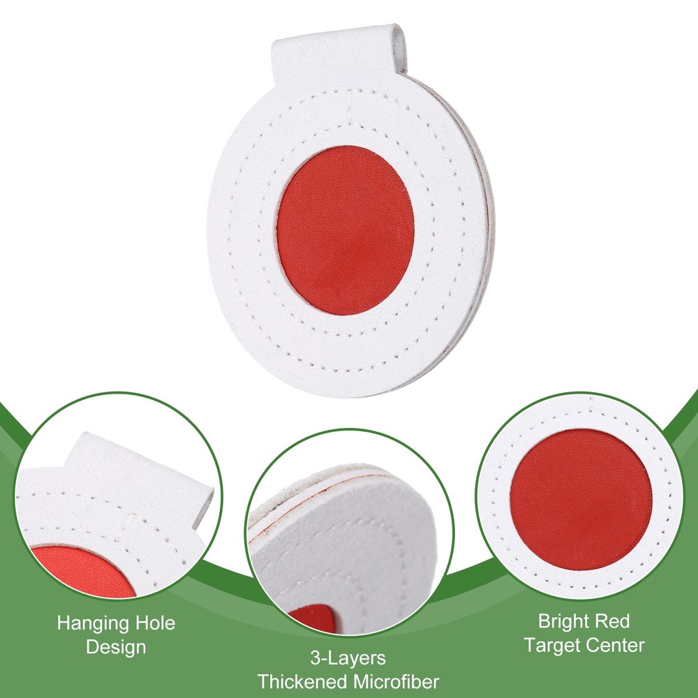 7Pcs Microfiber Bullseye Targets for Shooting Practice 8cm