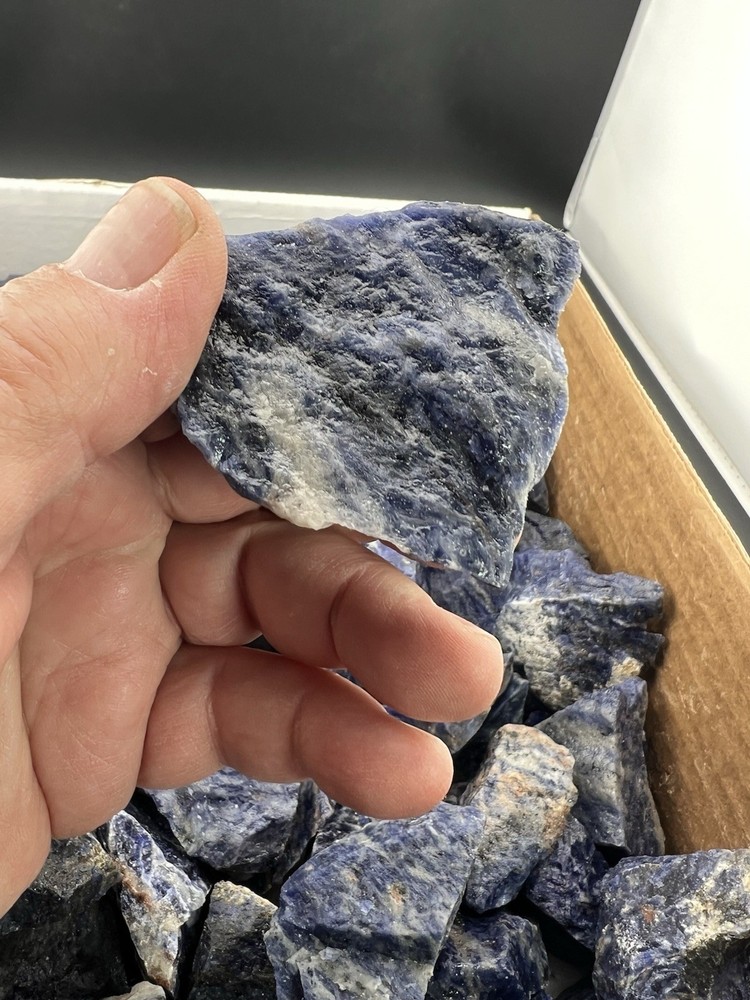 Rough Blue-Violet Sodalite Lapidary Grade or as Display 1 pound+